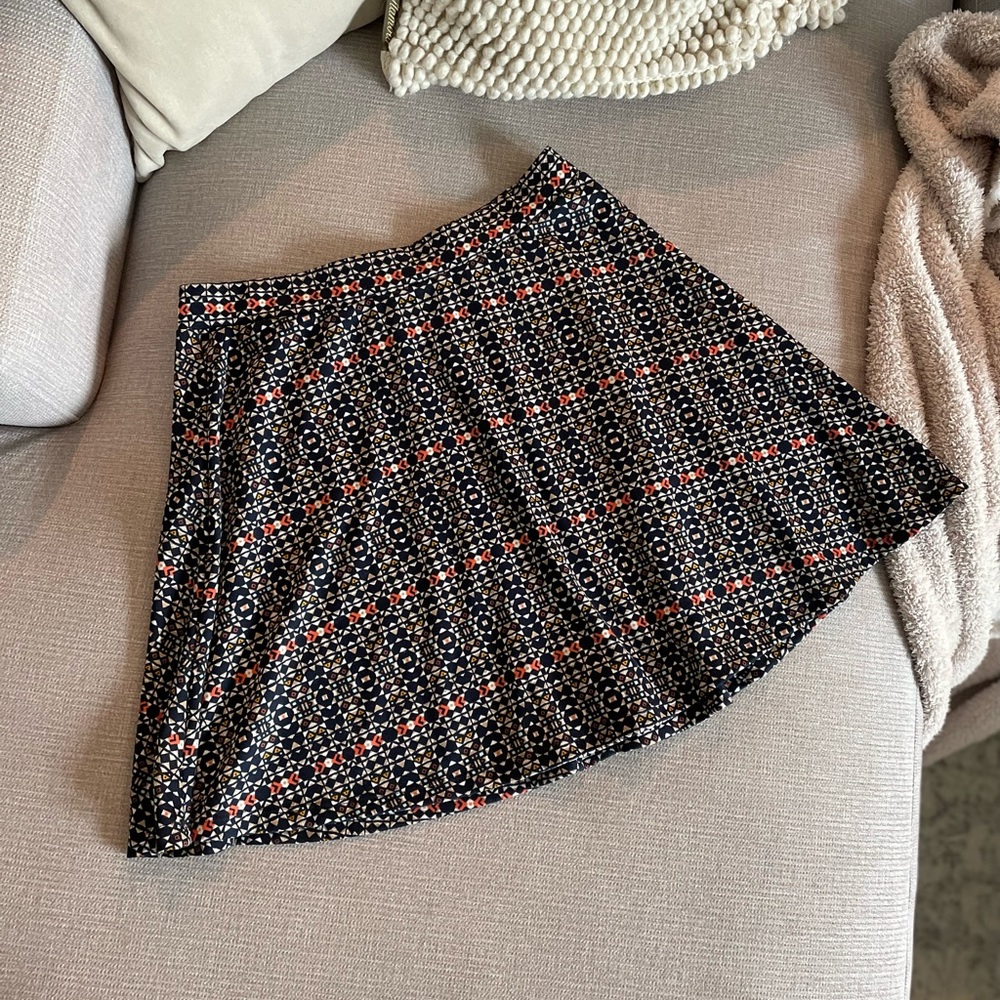H&M geo print skater skirt, worn once